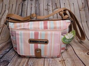 Lily Bloom “painted Stripe” Christina Crossbody Bag NWT Pastel Colors
